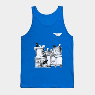 Cat Party - on the robes Tank Top